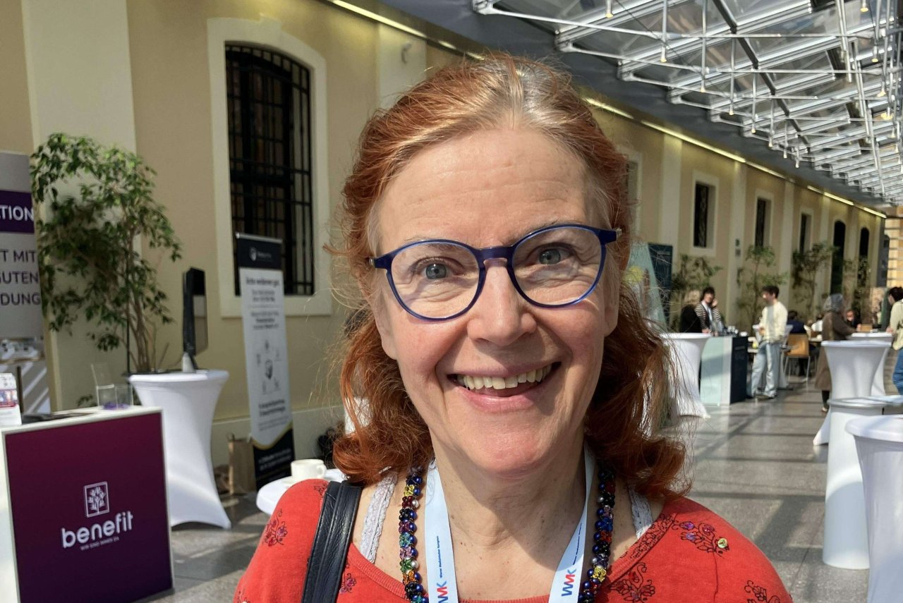 Eine Ärztin im Porträt.